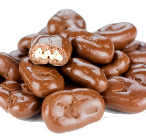 All City Candy Bulk Foods No Sugar Added Milk Chocolate Pecans 2 lb. Bulk Bag- For fresh candy and great service, visit www.allcitycandy.com