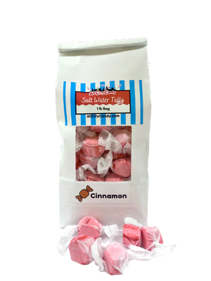 All City Candy Cinnamon Salt Water Taffy - 3 LB Bulk Bag Bulk Wrapped Sweet Candy Company For fresh candy and great service, visit www.allcitycandy.com