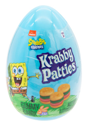 Spongebob Krabby Patties Giant Plastic Egg 2.22 oz.