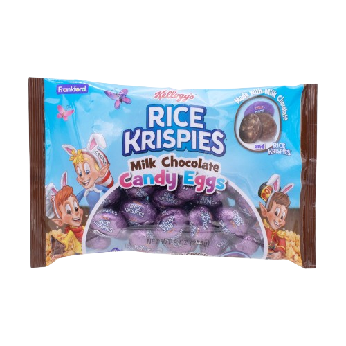 Kellogg's Rice Krispies Milk Chocolate Foil Eggs 9 oz. Bag