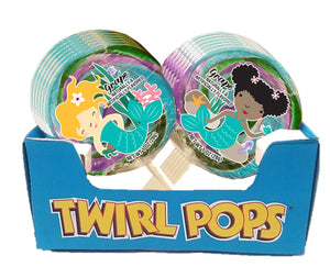 Adams and Brooks Mermaid Grape Twirl Pop 1 oz.