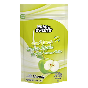 Mimi's Sweets Mini Yums Green Apple Twists 7 oz. Bag
