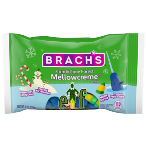 Brach's ELF Candy Cane Forest Mellowcreme Candy 8 oz. Bag  - For fresh candy and great service, visit www.allcitycandy.com