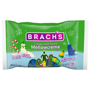 Brach's ELF Candy Cane Forest Mellowcreme Candy 8 oz. Bag  - For fresh candy and great service, visit www.allcitycandy.com