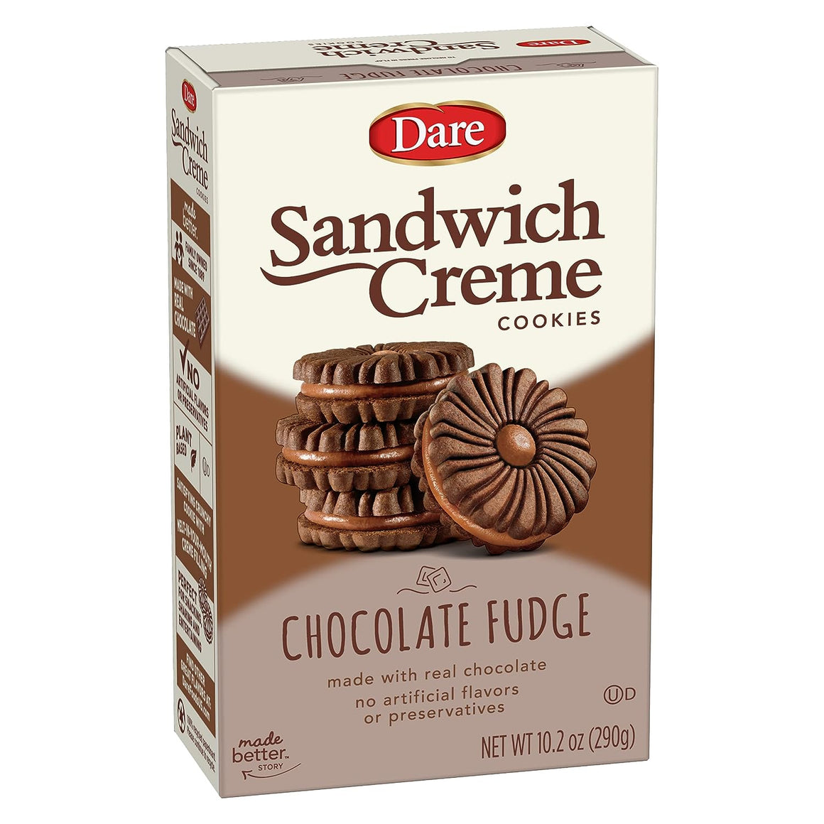 All City Candy Dare Chocolate Fudge Cookies 10.2 oz. Box Snacks Dare Foods For fresh candy and great service, visit www.allcitycandy.com