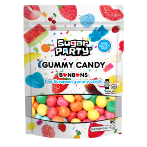 Sugar Party Fruit Boosters Gummy Candy 6 oz. Bag