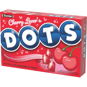 DOTS Valentines Cherry Lovers 6 oz. Theater Box - For fresh candy and great service, visit www.allcitycandy.com