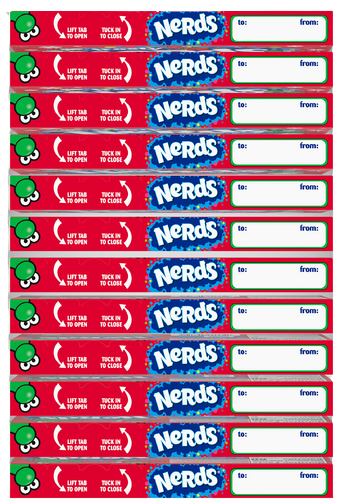 Nerds Holiday Candy Canes, Christmas Stocking Stuffers for Kids