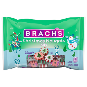 All City Candy Brach's Christmas Nougats Mix - 10-oz. Bag For fresh candy and great service, visit www.allcitycandy.com