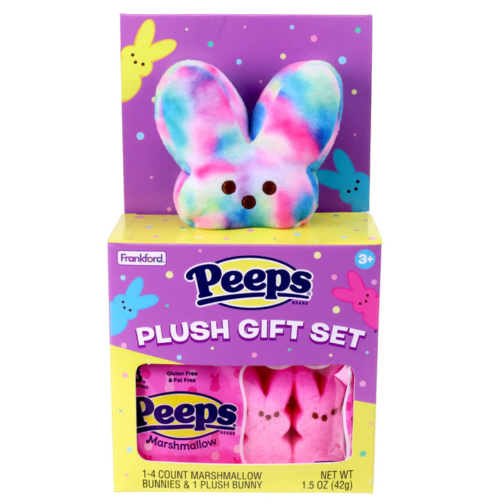All City Candy Peeps Plush Pink Bunny House Gift Set 1.5 oz. Easter Frankford Candy For fresh candy and great service, visit www.allcitycandy.com