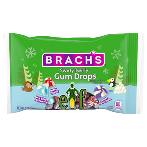 Brach's ELF Swirly Twirly Gum Drops 2.5 oz. Bag  - For fresh candy and great service, visit www.allcitycandy.com
