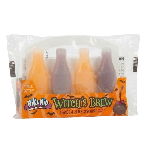 Nik L Nip Halloween Witch's Brew 4 Count 0.54 oz. - Visit www.allcitycandy.com for great candy and delicious treats! 