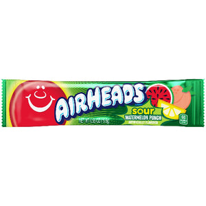 Airheads Sour Watermelon Punch 0.55 oz.  Bar 