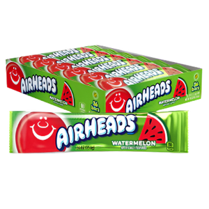 Airheads Sour Watermelon Punch 0.55 oz. Bar - Visit www.allcitycandy.com for great candy, service and delicious treats!