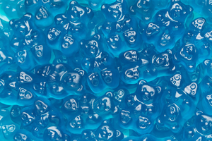 Blue Raspberry Gummi Bears - Bulk Bags