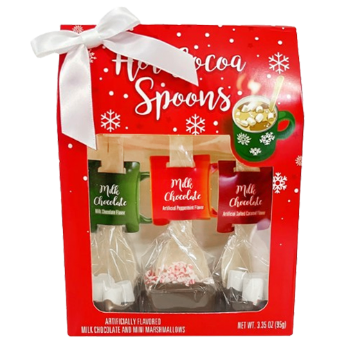 Albert's Hot Cocoa Spoons 3 count 3.35 oz. Box - Discover www.allcitycandy.com for bulk candy, chocolates, gummies & seasonal sweets. Perfect for parties, gifts & everyday treats—shop your favorites now!