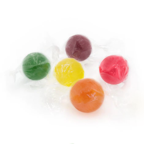 Assorted Fruit Sour Balls Hard Candy