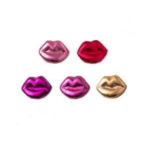 Assorted  Color Foil Wrapped Milk Chocolate Lips 