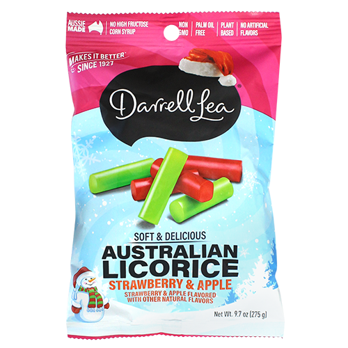 Darrell Lea Strawberry & Apple Licorice 9.7 oz. Bag