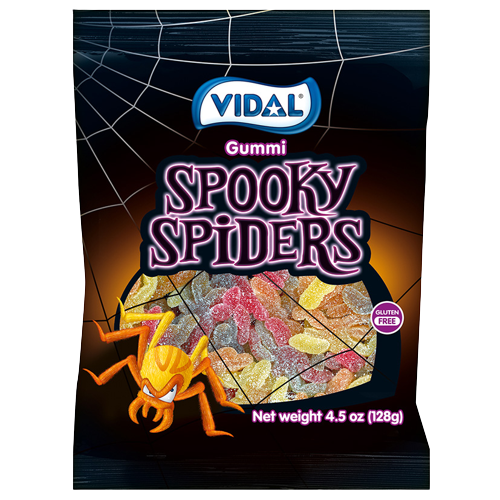 All City Candy Gummi Spooky Spiders - 4.5-oz. Bag For fresh candy and great service, visit www.allcitycandy.com