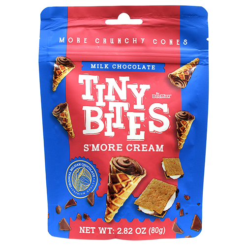 Tiny Bites S'more Cream Waffle Cones 2.82 oz. Bag - Visit www.allcitycandy.com for great candy, service and delicious treats