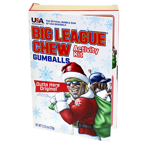 Big League Chew Holiday Gumballs Activity Book 2.53 oz. - Visit www.allcitycandy.com for great candy, service and delicious treats.