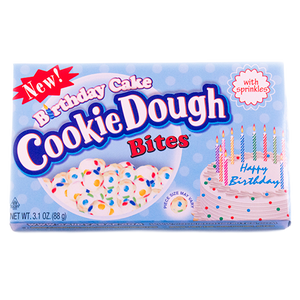 All City Candy Birthday Cake Cookie Dough Bites - 3.1-oz. Theater Box Taste of Nature Inc. For fresh candy and great service, visit www.allcitycandy.com