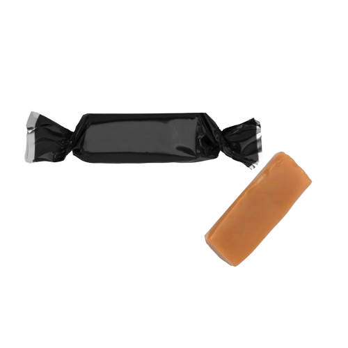 Candy Envy Caramels Black Wrapper 2 lb. Bag - All City Candy