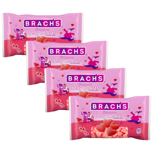 Brach s Cinnamon Jelly Hearts Candy 12 oz Bag All City Candy