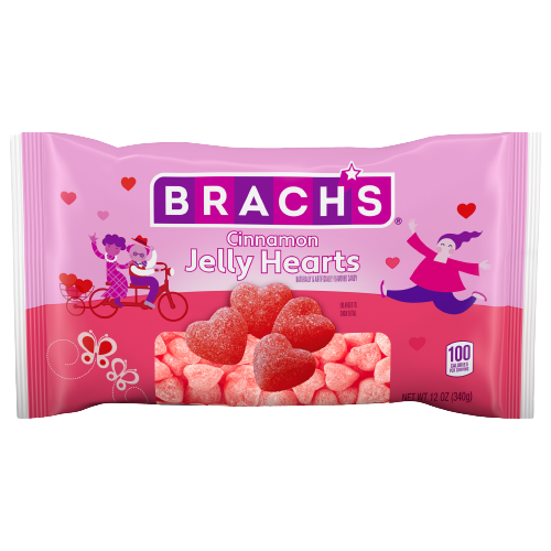 Brach's Cinnamon Jelly Hearts Candy - 12 oz Bag