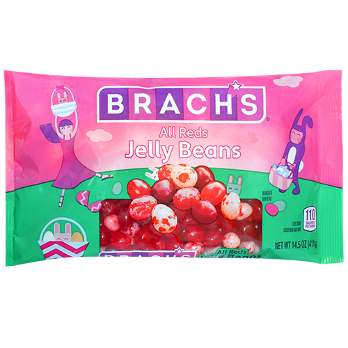 All City Candy Brach's ALL REDS Jelly Bird Eggs - 14.5-oz. Bag Pack of 2 Brach's Confections (Ferrara) For fresh candy and great service, visit www.allcitycandy.com