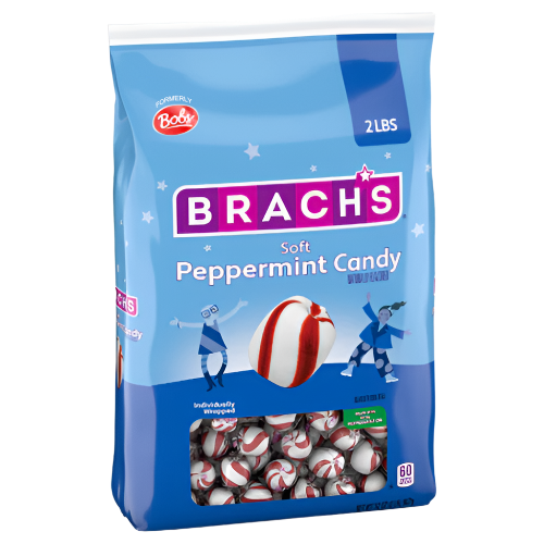 Brach's Soft Peppermint Candy 32 oz. Bag - Visit www.allcitycandy.com for great candy, service and delicious treats!