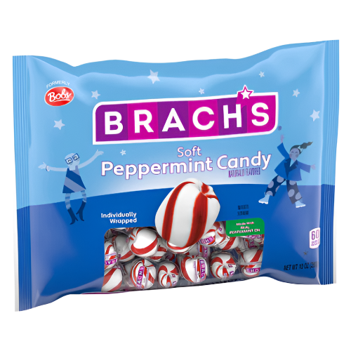 Brach's Soft Peppermint Candy 10 oz. Bag - Visit www.allcitycandy.com for great candy, service and delicious treats!