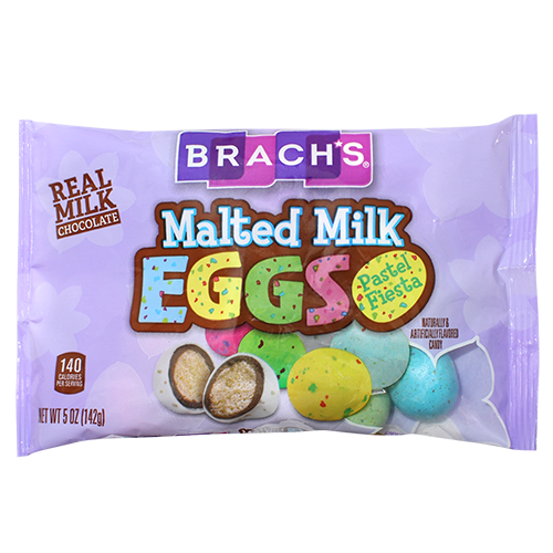 Brach's Malted Milk Eggs 5 oz. Bag - Visit www.allcitycandy.com for great candy, service and delicious treats.