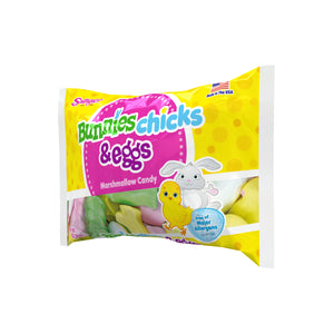 Bunnies Chicks & Eggs Marshmallow Candy