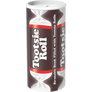 Tootsie Roll Original Bank 5.7 oz. - Visit www.allcitycandy.com for great candy, service and delicious treats!