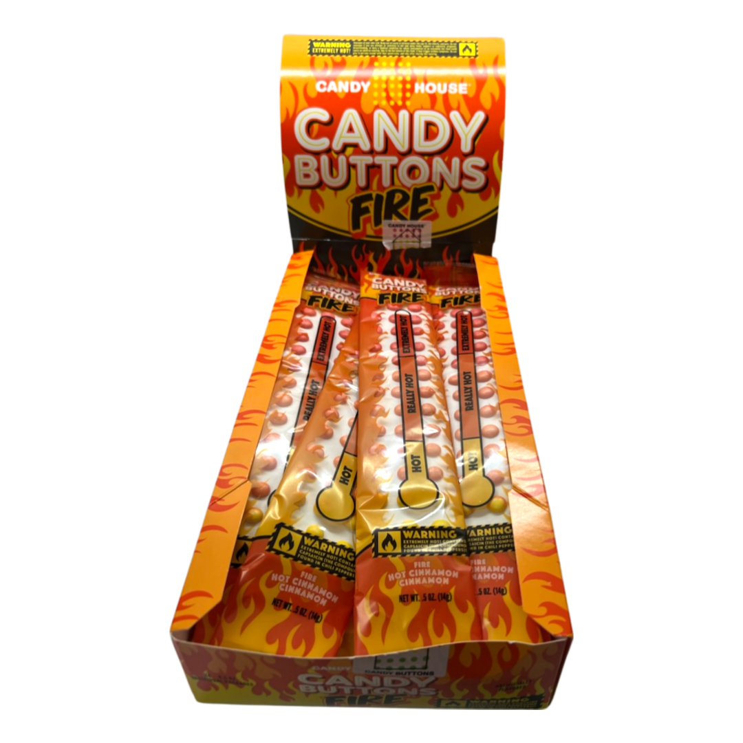 Candy Houses FIRE Candy Buttons 0.5 oz. Strip All City Candy