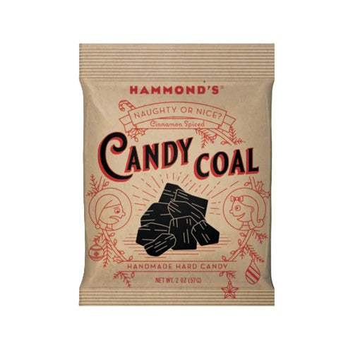 Hammonds Cinnamon Spiced Candy Coal Hard Candy 2 oz. Bag - Visit www.allcitycandy.com for great candy, service and delicious treats!