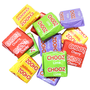 Canel's CHOOZ Assorted Fruit Chews 3 lb Bulk Bag - Visit www.allcitycandy.com for great candy, service and delicious treats.