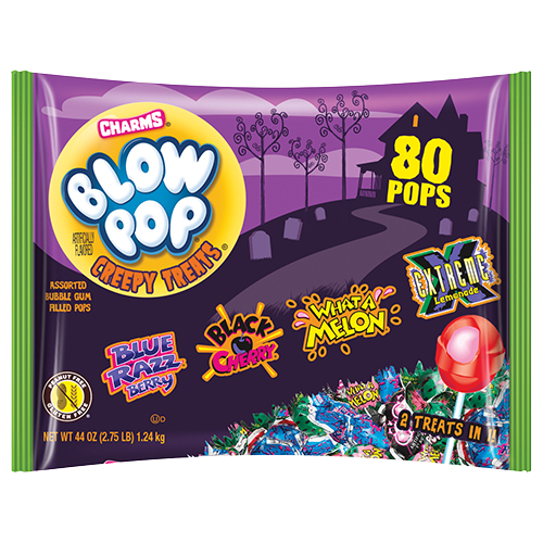 Charms Blow Pop Creepy Treats Variety Mix - Bag of 80