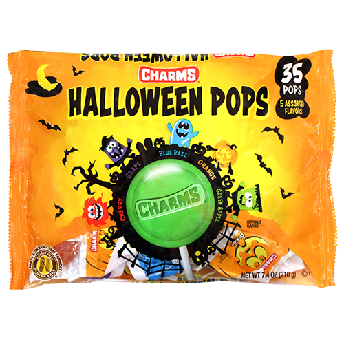 Charms Halloween Pops 35 Count 7.4 oz. Bag - For fresh candy and great service, visit www.allcitycandy.com