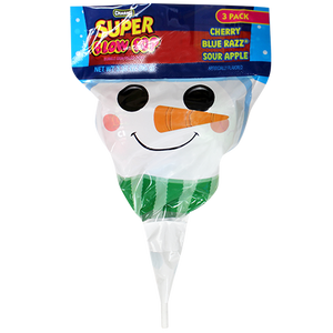 Super Blowpop  Christmas 3 pack Assorted Bunch - For fresh candy and great service, visit www.allcitycandy.com