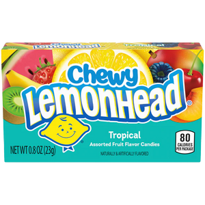 All City Candy Chewy Lemonhead Tropical Assorted Fruit Flavored Candies .8-oz. Box 1 Box Chewy Ferrara Candy Company For fresh candy and great service, visit www.allcitycandy.com