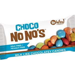 All City Candy No Whey! Choco No No's Milk Like Chocolatey Candies - 1.6-oz. Bag No Whey! For fresh candy and great service, visit www.allcitycandy.com