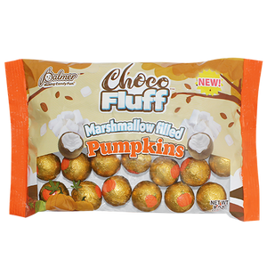Palmer Choco Fluff Pumpkins 9 oz. Bag - Visit www.allcitycandy.com for great candy, service and delicious treats.