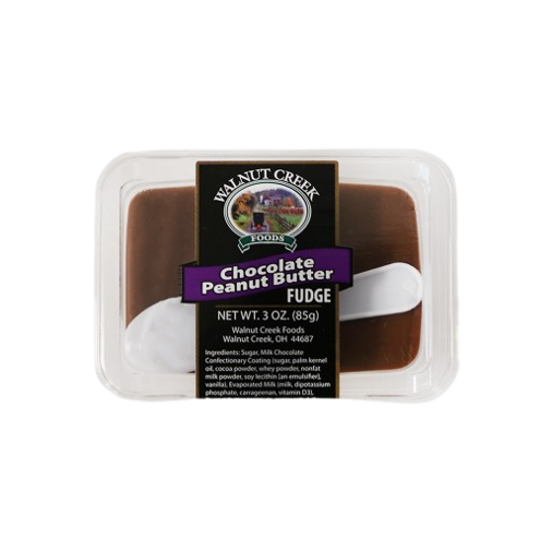 All City Candy Walnut Creek Chocolate Peanut Butter Fudge Cup 3 oz. Fudge Walnut Creek Foods For fresh candy and great service, visit www.allcitycandy.com