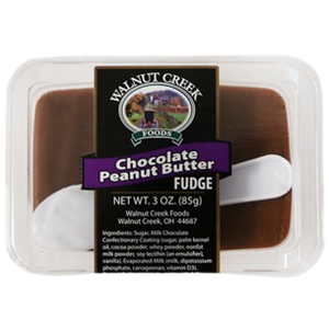 All City Candy Walnut Creek Chocolate Peanut Butter Fudge Cup 3 oz. Fudge Walnut Creek Foods For fresh candy and great service, visit www.allcitycandy.com