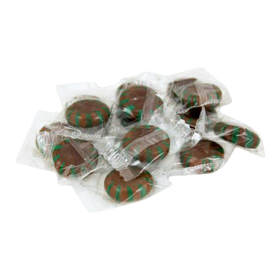 Chocolate Starlight Mints Hard Candy 