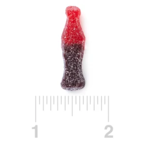 Clever Candy Gummy Sour Cherry Cola Bottle 1 lb. Bulk Bag - Visit www.allcitycandy.com for great candy and delicious treats!