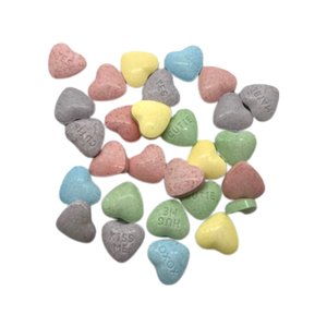 SweeTarts Conversation Hearts Candy 3 lb. Bulk Bag - For fresh candy and great service, visit www.allcitycandy.com